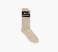 UGG | CHAUSSETTES MI-MOLLET JOSIAS VARSITY | BEIGE | HOMMES
