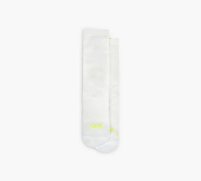 HOKA | CHAUSSETTE DE COURSE MI-MOLLET CLIFTON BLANC UNISEXE