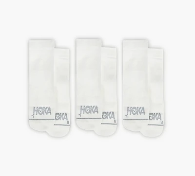 HOKA | CHAUSSETTES DE COURSE 3/4 3 PAIRES BLANC UNISEXE