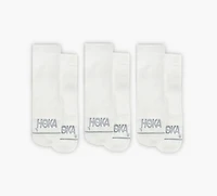 HOKA | CHAUSSETTES DE COURSE 3/4 3 PAIRES BLANC UNISEXE