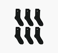 ADIDAS | CHAUSSETTES MI-MOLLET ORIGINALES TRÈFLE 2.0 6 PAIRES NOIR UNISEXE