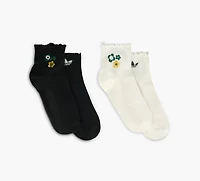 ADIDAS | CHAUSSETTES VOLANTS ORIGINALS X LIBERTY LONDON 2 PAIRES BLANC FEMMES