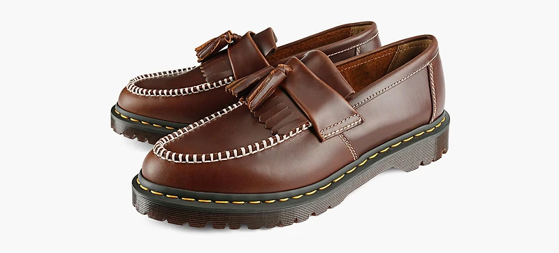 DR. MARTENS | FLÂNEURS ADRIAN BEN TASSLE  BOURGOGNE HOMMES