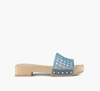 VINCE | SANDALE BARBARA JELLY BLEU FEMMES