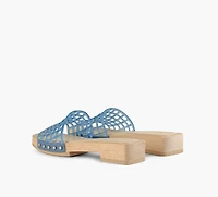 VINCE | SANDALE BARBARA JELLY BLEU FEMMES
