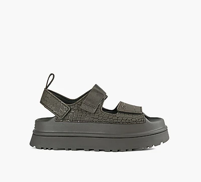 UGG | SANDALE GOLDENGLOW EMBOSSED GRIS FEMMES