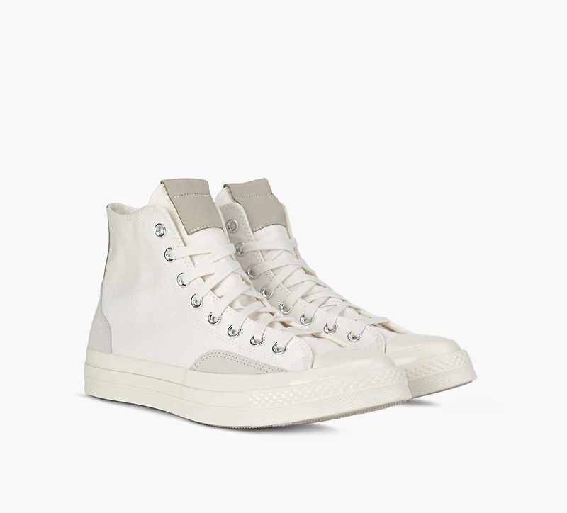 CONVERSE | CHUCK 70 HI TOP EN SUÉDE BLANC HOMMES