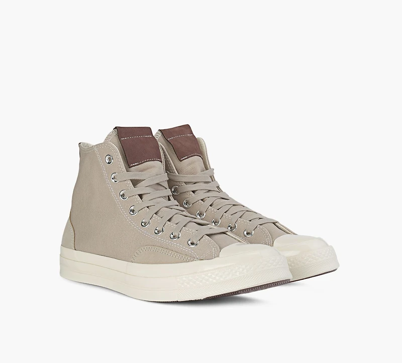 CONVERSE | CHUCK 70 HI TOP EN SUÉDE TAUPE HOMMES