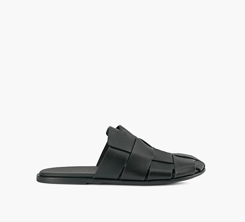 HEREU | MULE DIRA FINE NOIR HOMMES