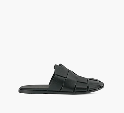 HEREU | MULE DIRA FINE NOIR HOMMES