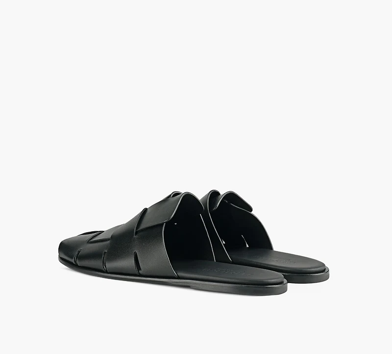 HEREU | MULE DIRA FINE NOIR HOMMES