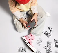 CONVERSE | CHUCK TAYLOR ALL STAR COEURS & ROSES ENFILAGE RAPIDE ROSE PALE GRAND ENFANT FILLE