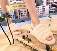 UGG | SANDALE FLUFF YEAH BEIGE FEMMES