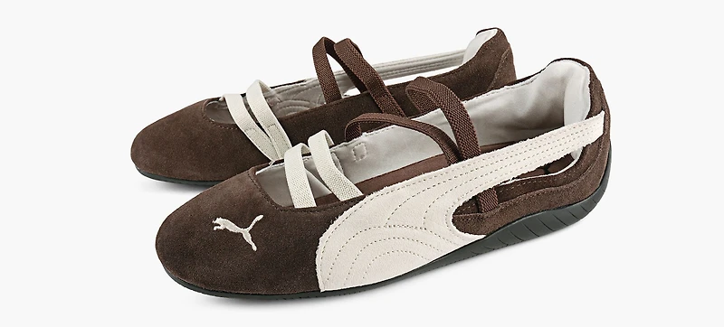 PUMA | BALLERINE SPEEDCAT BRUN GRAND ENFANT FILLE