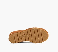 SOREL | SANDALE COMPENSÉE À BRIDE CHEVILLE SUNPEAK RVT TAN FEMMES