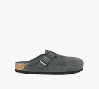 BIRKENSTOCK | BOSTON SEMELLE SOUPLE GRIS HOMMES