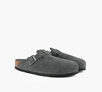 BIRKENSTOCK | BOSTON SEMELLE SOUPLE GRIS HOMMES