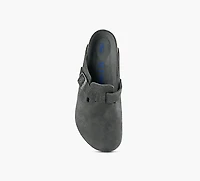 BIRKENSTOCK | BOSTON SEMELLE SOUPLE GRIS HOMMES