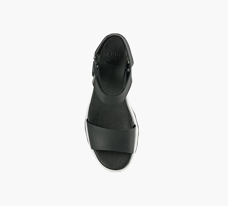 SOREL | SANDALE KINETIC AURA Y-STRAP NOIR FEMMES