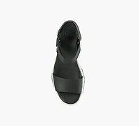 SOREL | SANDALE KINETIC AURA Y-STRAP NOIR FEMMES
