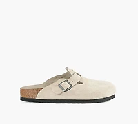 BIRKENSTOCK | BOSTON À SEMELLE SOUPLE BEIGE FEMMES