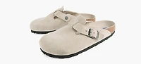 BIRKENSTOCK | BOSTON À SEMELLE SOUPLE BEIGE FEMMES