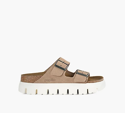 BIRKENSTOCK | ARIZONA À SEMELLE ÉPAISSE TAUPE FEMMES