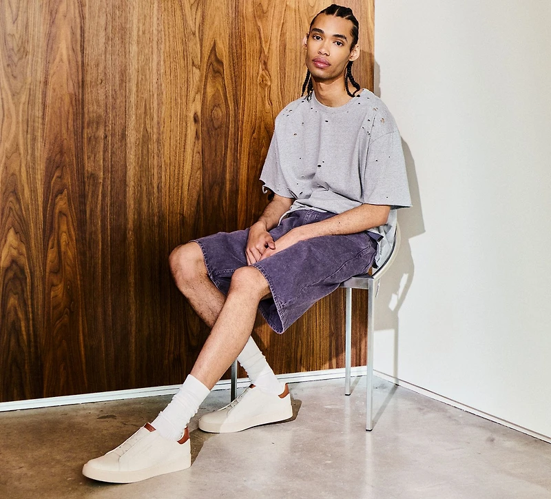COLE HAAN | BASKET À ENFILER GRANDPRO LUXE BLANC HOMMES