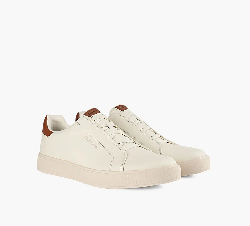 COLE HAAN | BASKET À ENFILER GRANDPRO LUXE BLANC HOMMES