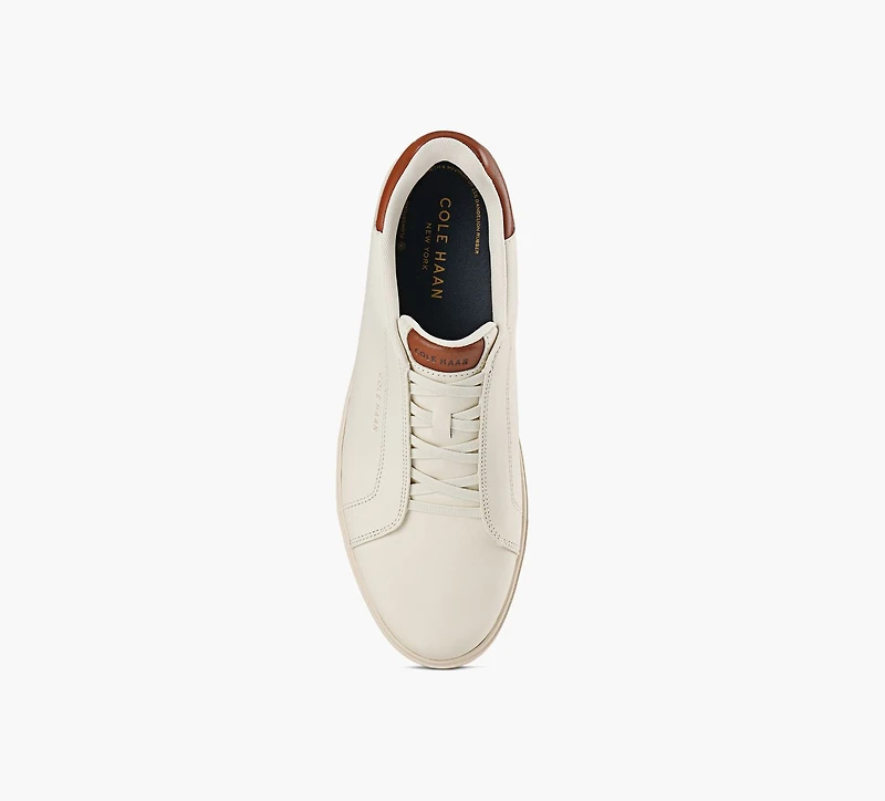 COLE HAAN | BASKET À ENFILER GRANDPRO LUXE BLANC HOMMES