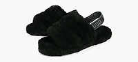 UGG | SANDALE FLUFF YEAH | NOIR | GRAND ENFANT FILLE