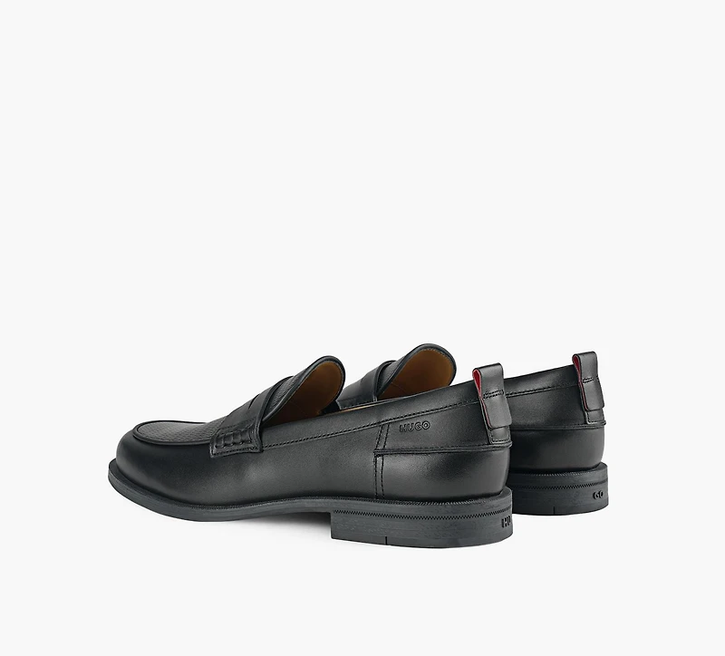 HUGO | MOCASSIN VARIAN NOIR HOMMES