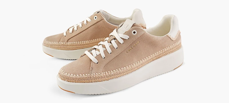 COLE HAAN | BASKET GRANDPRØ TOPSKIN BEIGE FEMMES