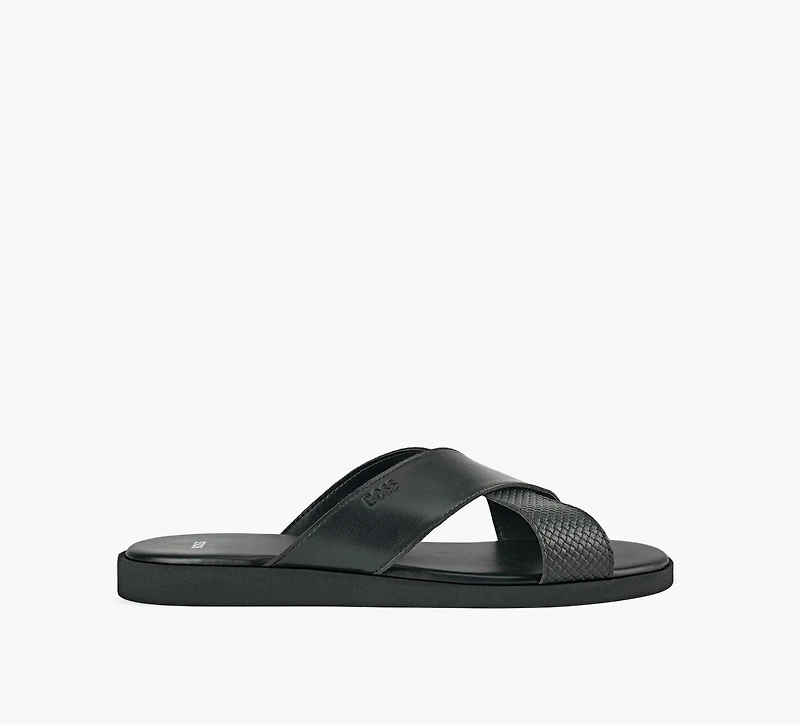 BOSS | SANDALE DARREL NOIR HOMMES