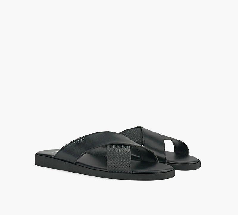 BOSS | SANDALE DARREL NOIR HOMMES