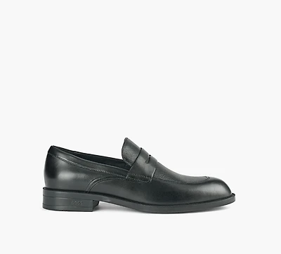 BOSS | MOCASSIN TAYIL NOIR HOMMES