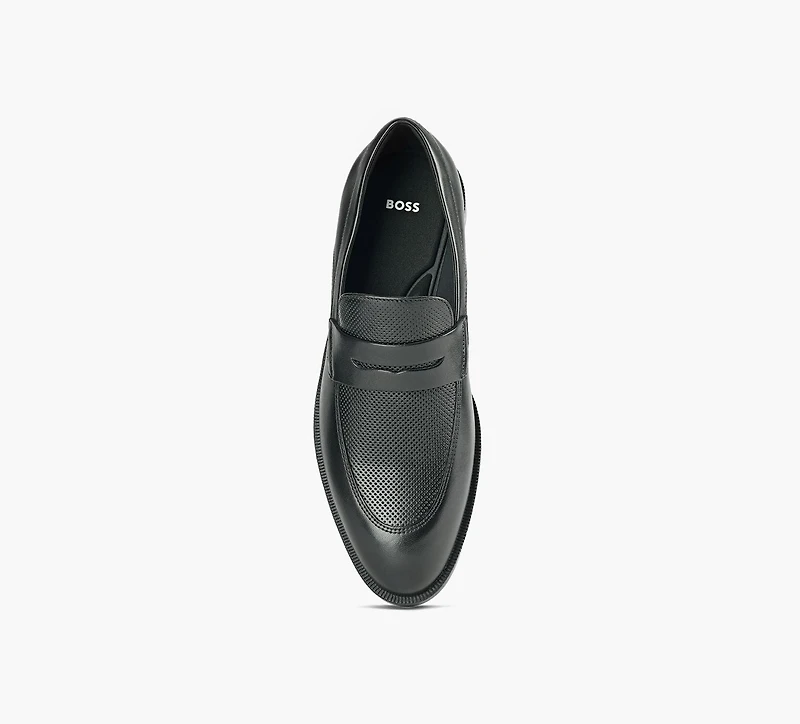 BOSS | MOCASSIN TAYIL NOIR HOMMES
