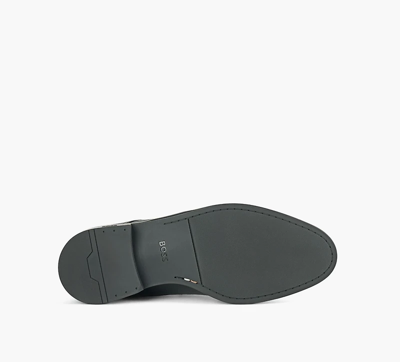 BOSS | MOCASSIN TAYIL NOIR HOMMES