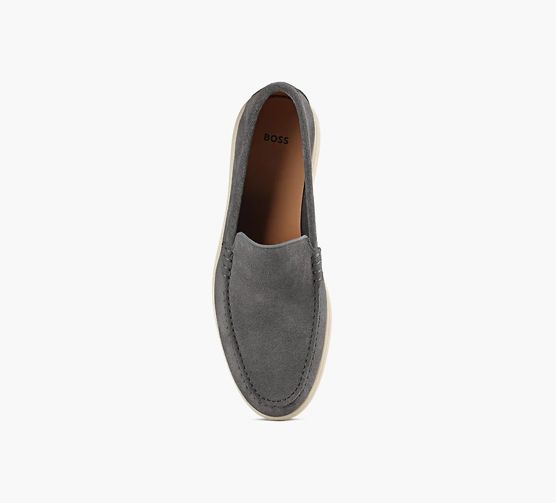 BOSS | MOCASSIN SIENNE GRIS HOMMES