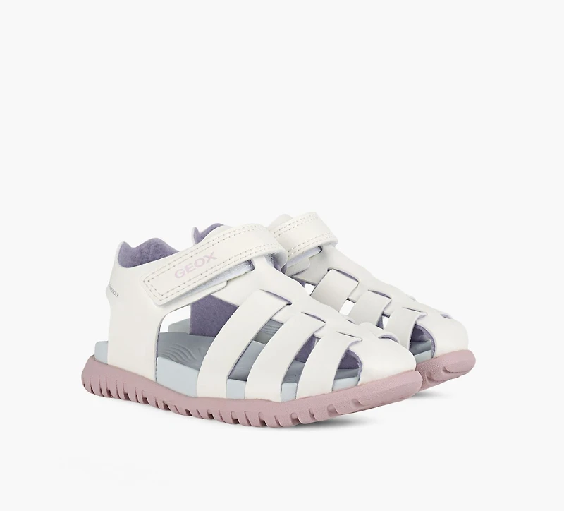 GEOX | FUSBETTO BLANC BÉBÉ & BAMBIN FILLE