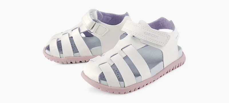 GEOX | FUSBETTO BLANC BÉBÉ & BAMBIN FILLE
