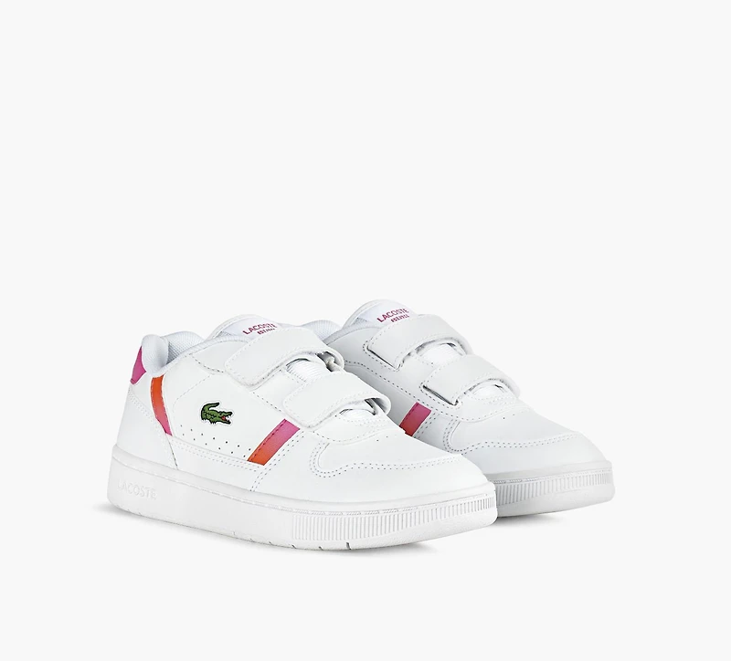 LACOSTE | T-CLIP BLANC GRAND ENFANT FILLE