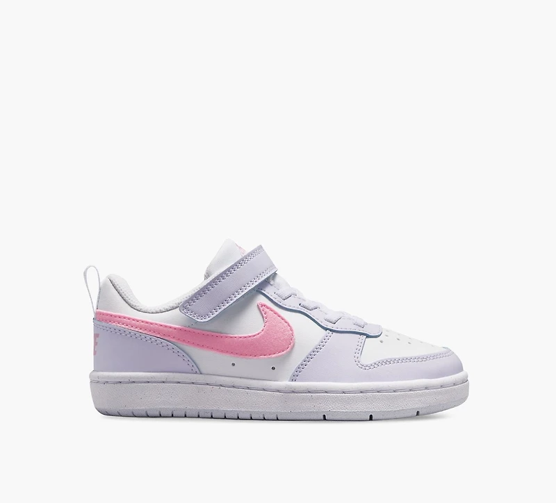 NIKE | BASKETS COURT BOROUGH LOW ESSENTIAL + BLANC GRAND ENFANT FILLE