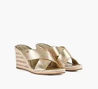 MICHAEL KORS | SANDALE COMPENSÉE KENZIE OR FEMMES