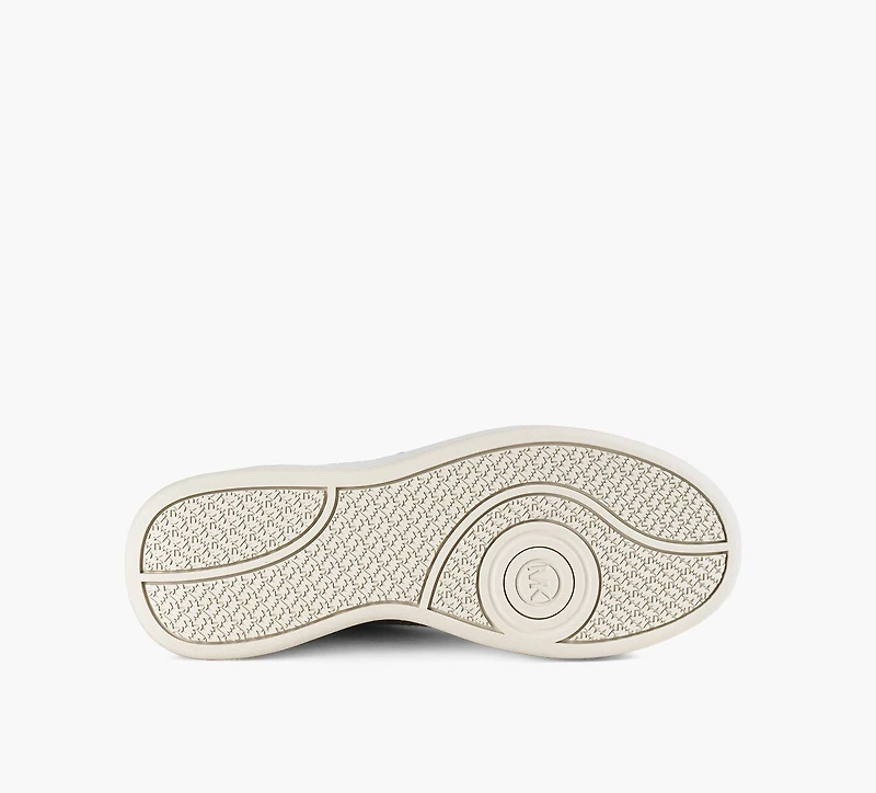 MICHAEL KORS | BASKET COMPENSÉE TRICOT EXTENSIBLE ET FERMETURE ÉCLAIR EMMY OR FEMMES