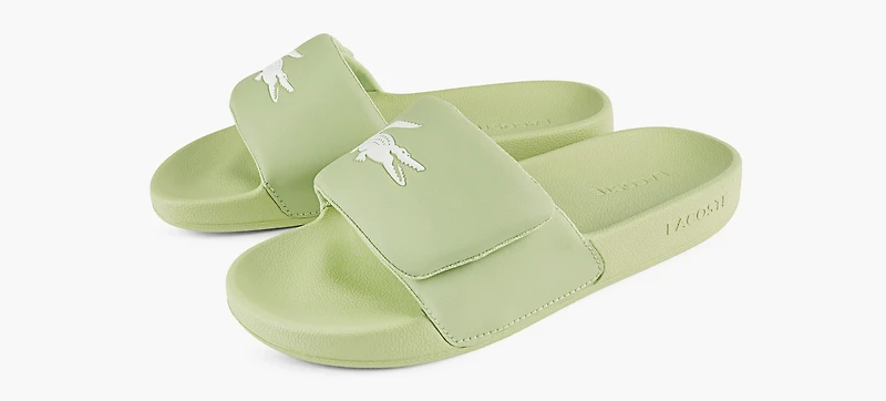 LACOSTE | SANDALE SERVE 0.0 VELCRO VERT FEMMES