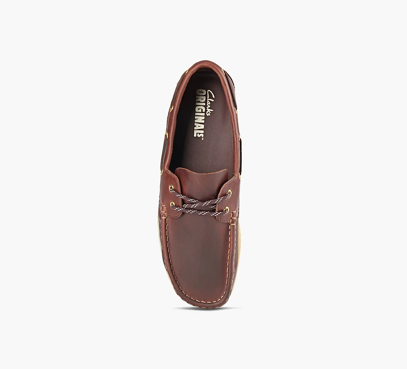 CLARKS ORIGINALS | CHAUSSURE BATEAU GODNEY BOURGOGNE HOMMES