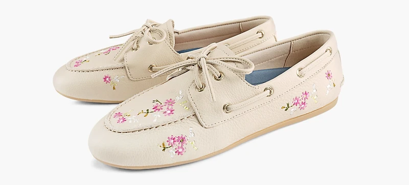 SPERRY | CHAUSSURES BATEAU FINE BEIGE FEMMES