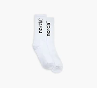 NORDA | CHAUSSETTES RÉTRO UNISEXE | BLANC | UNISEXE