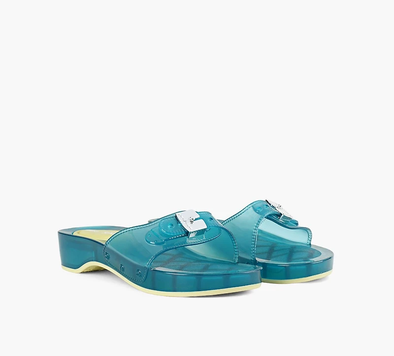 MELISSA | + SCHOLL TALON PESCURA BLEU FEMMES